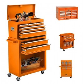 24.4'' W 8 -Drawer Stainless Steel Combination Set..