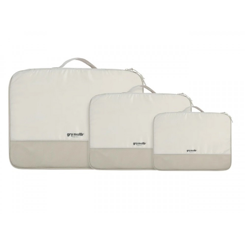 Gry Mattr Packing Cube - Stone - 3 Pack