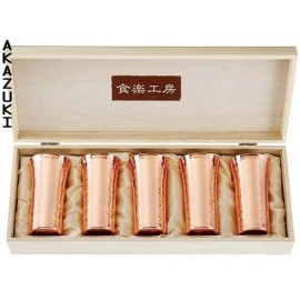 Copper sake Tumblers (set of 5)