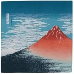 Red Mount Fuji Furoshiki