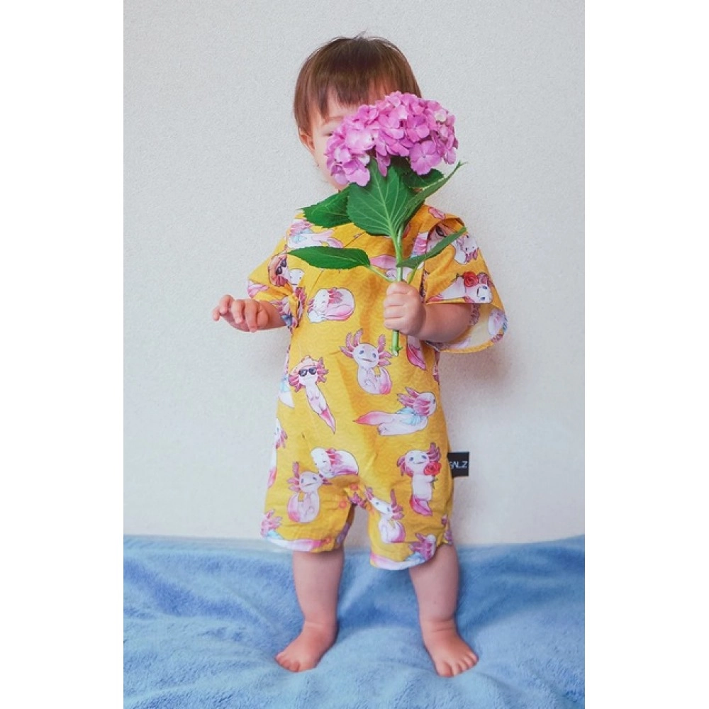 Axolotl ☆ Baby Romper - SALZ Tokyo Original