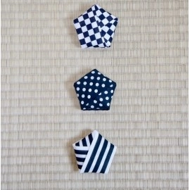 Design Cotton Koshi Himo Kimono Tie - Check, Stripe, Polka Dot