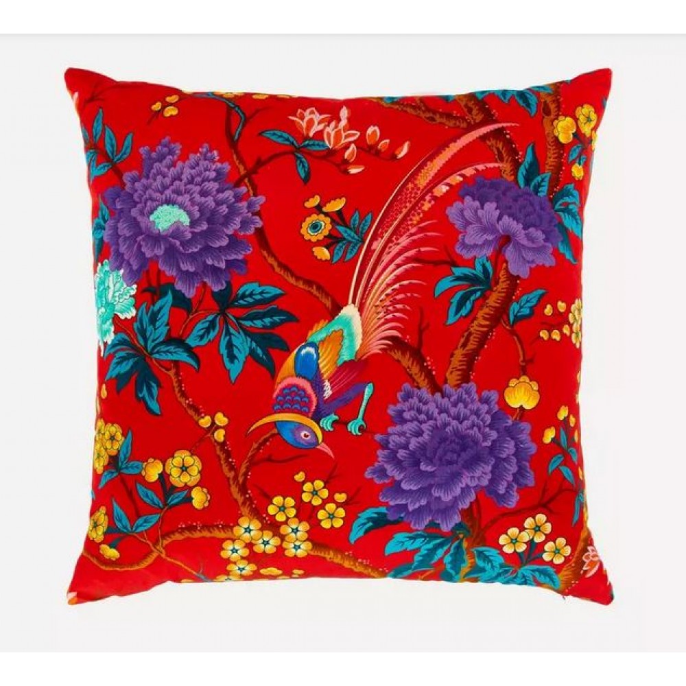 Elysian Paradise Velvet Cushion