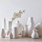 Pure White Ceramic Vases